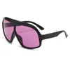 Sunglasses DOISYER Fashion Vintage Custom Logo Wholesale Square Big Frame Glasses Shades Colourful Lens For Men Women