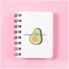Notepads Wholesale 80 Papers Cute Kawaii A7 Spiral Notebook High Quality Students Portable Pocket Book For Gift Drop Delivery Office Dhlvg
