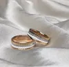 Rings de cluster Anel de ponta Baolong Ring heterossexual e mulheres de luxo da marca de moda de luxo Jóias de aniversário