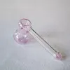 Pyrex verre brûleur à mazout tuyaux fumer pipe main tabac outil accessoires Dab Rig gourde cuillère forme outils colorés brûleurs Sw81 LL