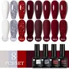 Prego Gel UR SUGAR Gel Unha Polonês Conjunto 8 PCS Glitter Gel Vernizes Kit Para Manicure Semi-Permanente Híbrido Soak Off UV LED Nail Art Verniz 231124