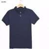 Groothandel 2018 Zomer nieuwe senior heren Polos-shirt Heren met korte mouwen Casual Fashion Polos Shirt Heren Solid Color Rapel Polos Shirt