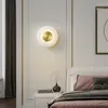 Vägglampa glas modern stil säng svart utomhus belysning lampor badrum ljus retro led switch