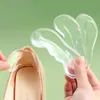 Peças de sapato acessórios palmilhas de gel de silicone para sapatos mulheres salto alto forro protetor adesivo antidesgaste almofada pé alívio da dor inserções 231124