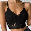 Camisoles Tanks Women Lace Bra Floral Summer Without Steel Ring Slim Sexig mode Högkvalitet Bekväm frestelse Underkläder 2023