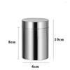 Storage Bottles Thickened Tea Canister Stainless Steel Airtight Coffee Bean Container For Cocoa Pasta Kitchen