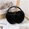 Ear Muffs Ear Muffs Thicken Earmuffs Women New Winter Warmer Cute Plush Girls Solid Color Back Wear Outdoor R231009 Drop Delivery Fash Dhcuz