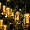 Lampes à gazon IP65 LED chaîne solaire lumières lampe solaire extérieure étanche vacances guirlande meubles de jardin lampe de fée pour la décoration de Noël Q231125