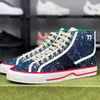 Designers Tennis 1977 Sneaker Canvas Luxurys Shoe Beige Blue Washed Jacquard Denim Women Shoes Ace Rubber Sole Brodered Vintage Casual Sneakers NBV200002