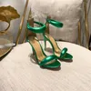 Gianvito Rossi Sandals Женщины 105 -мм кожаные сандалии биджол.