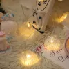 6M 40LED Sea Shell String Fairy Light Handmade Intérieur Extérieur Guirlandes de Noël pour mariage Garden Party Décoration de vacances 201203