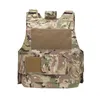 Vestes de chasse Gilets Tactique Molle Gilet De Protection Plaque De Combat Transporteur Matériau Résistant À La Déchirure Démontage Rapide Équipement De Poitrine Militaire