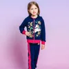 Familie bijpassende outfits VIKITA meisjeskledingsets voor herfst winter kinderen capuchon uitloper en broek 2 stuks dik pak kinderen 231124