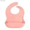 Bavaglini Antirigurgito Bavaglini in silicone per bambini Caramelle appena nate Stoviglie per l'alimentazione del bambino Bavaglini impermeabili per la colazione del bambino L231125