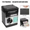Nowość Electronic Piggy Bank Child Mini ATM Bank Safe Box Automatyczne hasło Pieniądze Pudełko gotówkowe Monety Banknotki Oszczędność Polecenia Bożego Narodzenia 231124