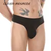 Men's Sexy Big Bag Pocket Split Underwear Suspender Briefs Mini Sheer Ice Silk Lingerie Comfort Panties Sissy Gay Bikini