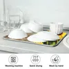 Tapetes de mesa girassol na placa de madeira microfibra prato de secagem esteira para balcão de cozinha antiderrapante absorvente placemat utensílios de mesa
