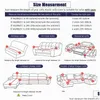 의자 커버 플러시 소파 소파에 대한 탄성 가죽 코너 섹션 거실 소파에 대한 세트 안락 의자 L 모양 시트 슬립 드롭 Deli DHGBG