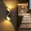 Açık su geçirmez LED Duvar Işık Giriş Kapısı Balkon Koridor Duvar Işığı Basit Modern Villa Bahçe Duvar Işığı