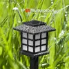 Lampy trawnikowe Outdoor Solar LED Light Lampa Lampa Wodoodporna LED LED Light Lights For Garden Courtyard Park Wystrój Krajobraz Q231125