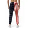 Pantalons pour hommes Style de plage Drapeau américain Pantalons Vêtements amples Pantalones Splice Mode Haute Qualité Mâle Long