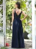 Designer Long Maxi Prom-jurk Mouwloze halter halslijn Chiffon rok met kanten lijf illusie v-back formele avondfeestjurken bruidsmeisje jurk CPS1069 J0425