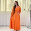 Etniska kläder Elegant Ramadan muslimsk blygsam klänning för kvinnor Eid Arabiska Dubai Abaya Islam Lady Party Jalabiya Turkiet Marockan Caftan Robe