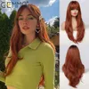 Synthetische pruiken Gemma Cosplay Long Straight Black met pony voor vrouwen Afro -Amerikaanse Lolita Daily Party Heat Resistant Fiber 230425