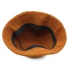 Basker kvinnliga fyra säsonger hink hattar kupol bob mössor för kvinnor chenille 56-58 cm stickning fast färg liten grim yf0213