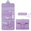 Nail Manucure Set Couleur en acier inoxydable Coulages à ongles Set Maison Maison Maison Clippers Nail High Quality Travel Portable Manucure Set 230425