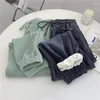 Pantalones para hombres Otoño Invierno Mujeres Casual Deportes Moda Fleece Cálido Pantalones de chándal Baggy Gruesos Joggers Pantalones Mujer Ropa deportiva