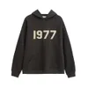 Sweatshirts pour hommes Designer Sweat à capuche FOG Double Thread Essen Saison 8 Lâche 1977 Pull à capuche floqué Hommes Femmes American High Street Thin