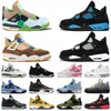 zapatillas de baloncesto zapatillas 4 mujeres chaussures jumpman militar gato negro 4 vela rojo cemento amarillo trueno blanco oreo gris universidad azul cacao wow grogu gran tamaño 13