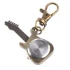 Pocket Watches CPDD Retro Unique Bronze Design Guitar Quartz Pendant Key Chain Watch