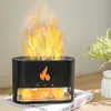 Diffusoren für ätherische Öle, Flammenbefeuchter, USB, elektrisch, kühler Nebel, mit Nachtlicht, tragbar, Desktop-Aromatherapie für Zuhause, Zimmer, Weihnachtsgeschenk 231124