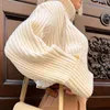 Women's Sweaters Women Knitted Pullover Turtleneck Short Sweater 2023 Autumn Winter Long Sleeve Jumper Tops Casual Thick Clothing 29121