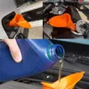 Universal Long Stem Anti-splash Plastic Funnel for Car Motorcycle Gasoline Oil Fuel Filling Tools Auto Moto Accessories 2/4/6Pcs