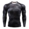 Fietsshirts Tops Wielrenbasislagen Jerseys Compressieshirt voor heren Sneldrogend Gym Fitness Fietsbroek Heren Dames Rashgard Fietsen Sportkleding 231124