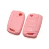 مناسب لـ VW Golf 7 MK7 SKODA SEAT 2014 2015 2015 3 Button Flip Key Cover Fob Hull Octavia Combi Leon Ibiza Cuptra Case