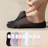 ALLTOOALL 10Pairs Onzichtbare Boot Ademende Siliconen Antislip Ultradunne Sok Slippers Kwaliteit Elastisch Ijs Zijde Sox