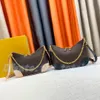 Bolsas de ombro de couro genuíno Boulogne Pochette Luxo Designer Totes Bolsas Carteiras Viagem Crossbody Bag Louvis Mulheres Homens Bolsas Cadeia Zipper Clutch Bag