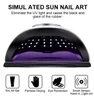 Nail Dryers SUN X11 MAX LED Nail Lamp For Drying All Nail Gel Polish With Large LCD Touch Smart Sensor Nail Dryer Manicure Sharon Tools 230425