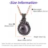 Hand-woven Round Bead Creative Diy Bronze Retro Pendant Jewelry Copper Wire Wrapping Natural Stone Crystal Charm Handmade Pendant Necklace