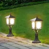 Lampy trawnikowe 86 LIGHT Classical Outdoor Lampa Lampa LED Waterproof Electric Home for Villa Path Garden Dekoracja Q231125