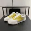 2024 Designer de luxo canal tênis casual cor combinando muffin grosso sola baixa plataforma sapatos homens mulheres ao ar livre ginásio executar zapatos baskeball sapato 35-45