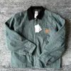 Carhart 디자이너 Mens 재킷 패션 브랜드 디트로이트 카르 하트리스 자켓을위한 캐주얼 한 느슨한 피팅 루스 패딩 코트 힙합 긴 바지 바지 w6bh#