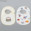 Bibs Burp Tissu 2pcs / Set Summer Summer Baby Baby Babs NOUVEAU COTTON MIGNE COTTON BIB BUB NOUVEAU CONSTANT POUR KIDES GUBLE GURLE GILLE SOFFEL