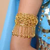 Anklets 1st Belly Dance Performance Metal Arm Chain Dance Bell Arv Band Armband Anklet Accessories Arm Ornament R231125