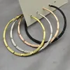 Hoop Earrings Ladies Earring Big Small Circle Rose Gold Silver Black Plating Rings Fashion Trend Wholesale Trendy Fine For Women