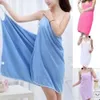 Bath Towel s Fashion Lady Girls Wearable Fast Drying Magic Beach Spa robes Robes Dress 5 Colors 230424